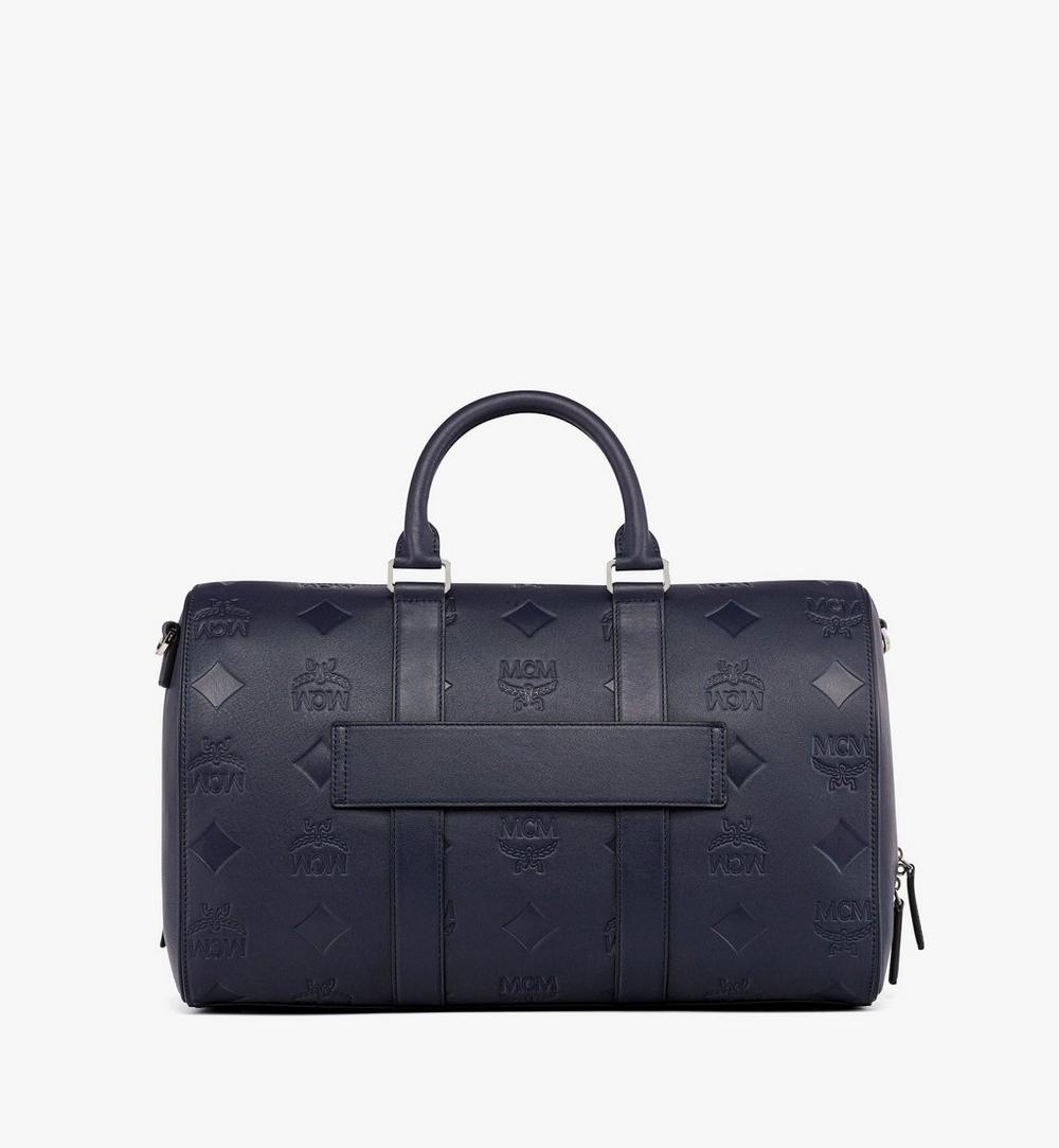 MMVFSTT04VC001-Ottomar Weekender Bag in Maxi Monogram Leather|NAVY BLAZER