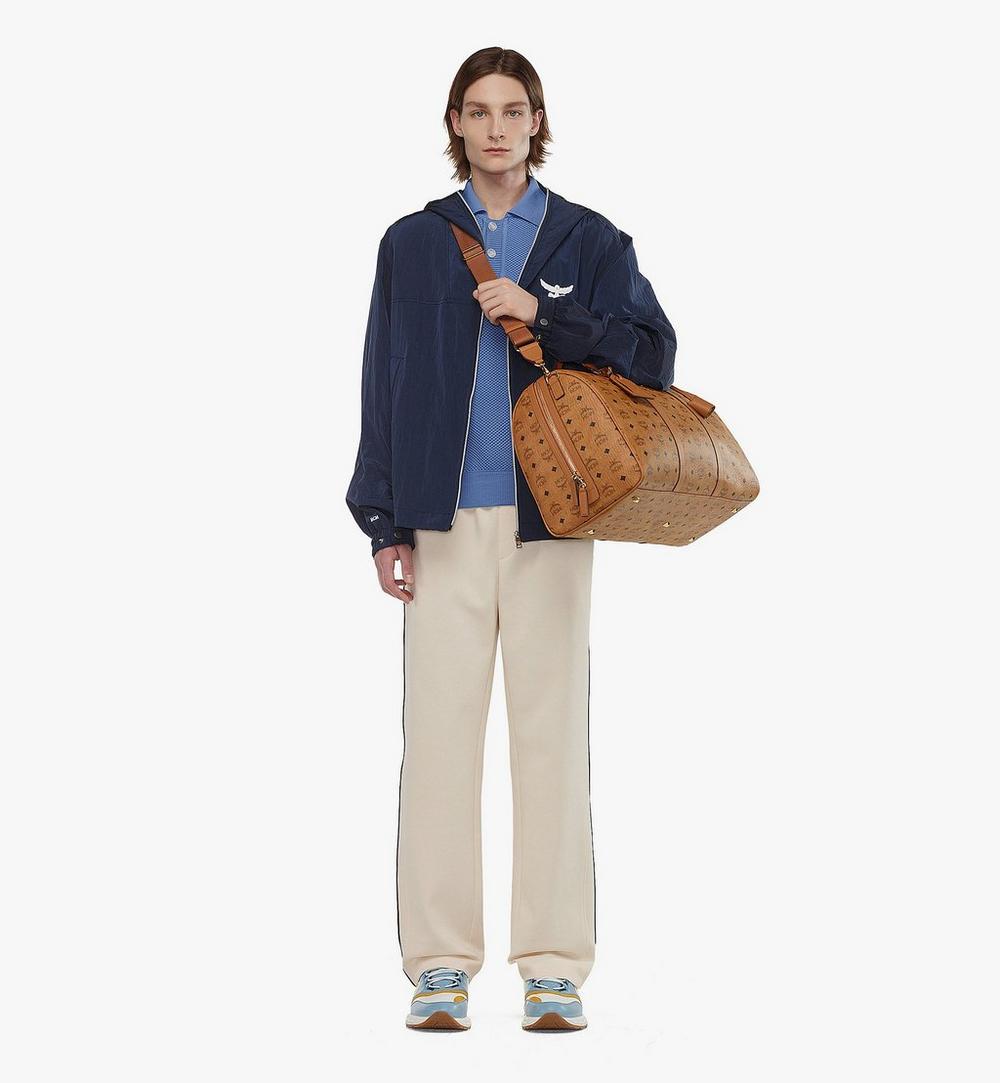 MMVAAVY02CO001-Ottomar Weekender Bag in Visetos|COGNAC