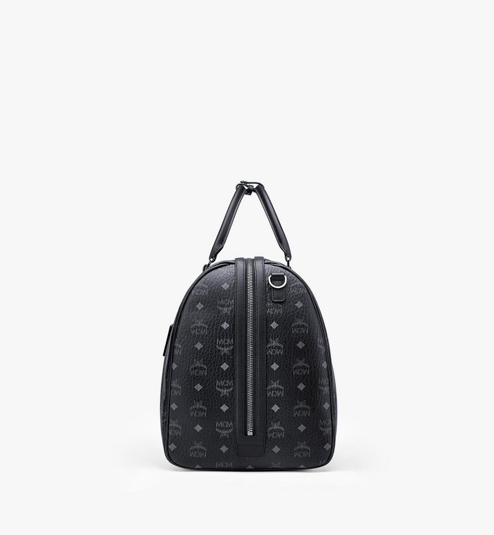 MMVAAVY01BK001-Ottomar Weekender Bag in Visetos|BLACK