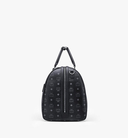 MMVAAVY01BK001-Ottomar Weekender Bag in Visetos|BLACK