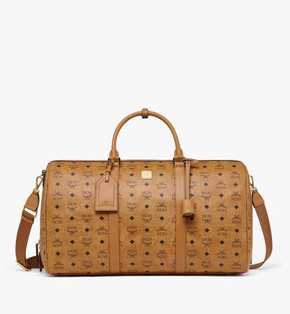 MMVAAVY02CO001-Ottomar Weekender Bag in Visetos|COGNAC