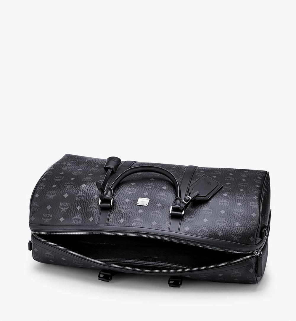 MMVAAVY01BK001-Ottomar Weekender Bag in Visetos|BLACK