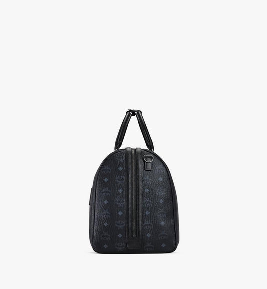 MMVAAVY02BK001-Ottomar Weekender Bag in Visetos|BLACK