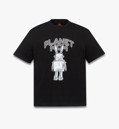 MHTGSMM01BK00L-Planet MCM Rabot T-Shirt in Organic Cotton|