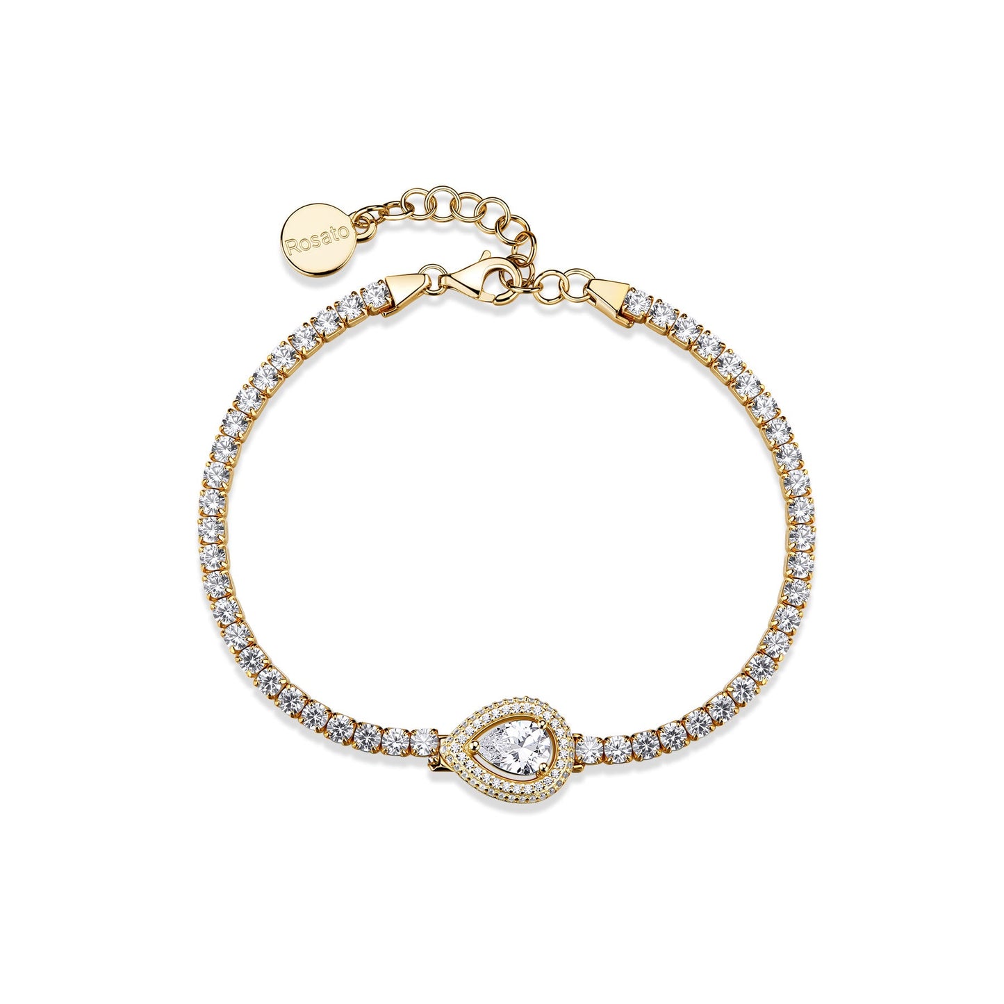 Rosato anna tennis bracelet - Yellow Gold