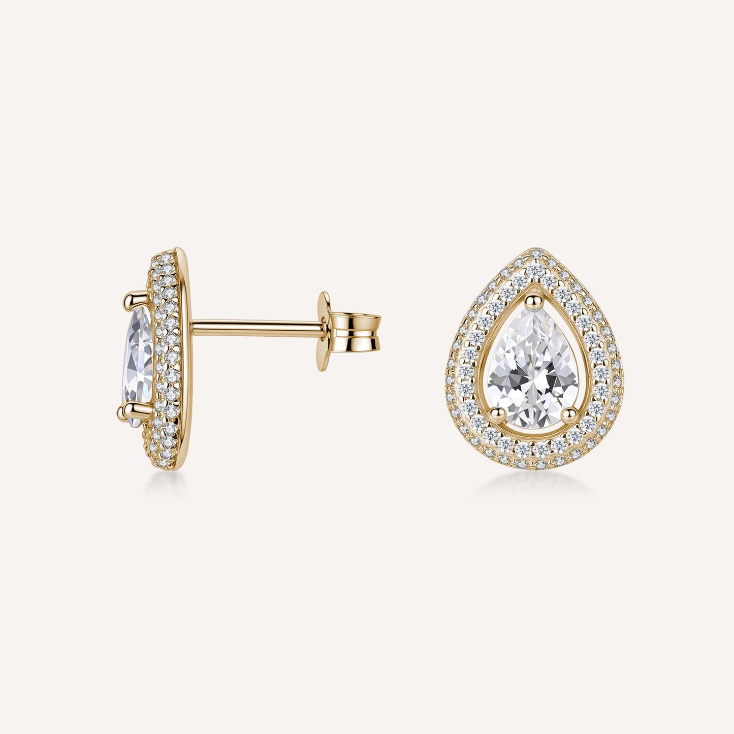 Rosato anna lobe earrings - Yellow Gold