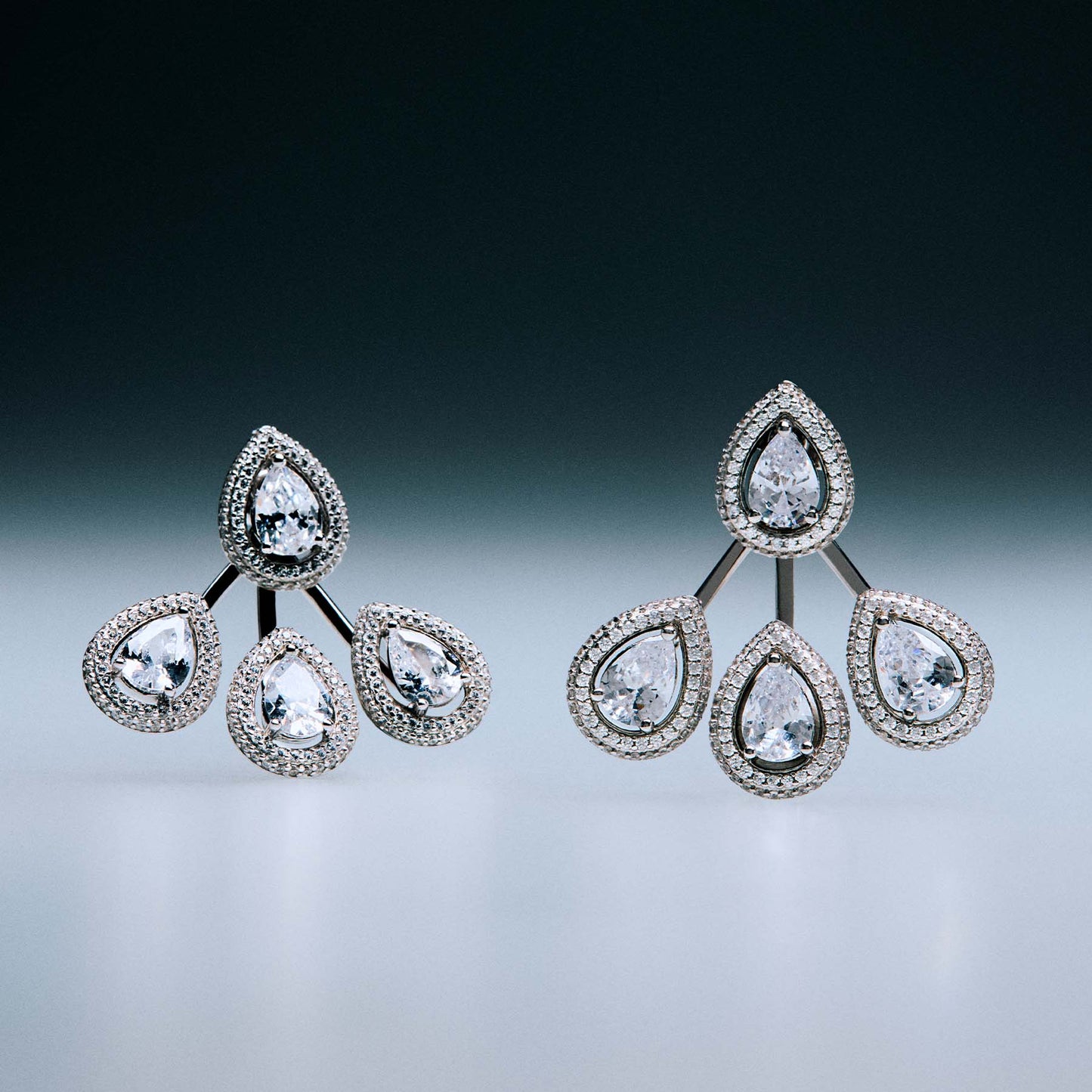Rosato anna long earrings - Silver