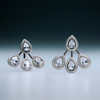 Rosato anna long earrings - Silver