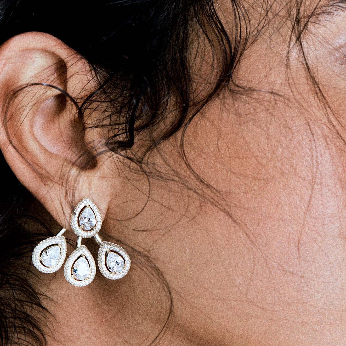 Rosato anna long earrings - Silver
