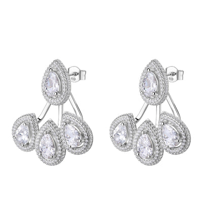 Rosato anna long earrings - Silver