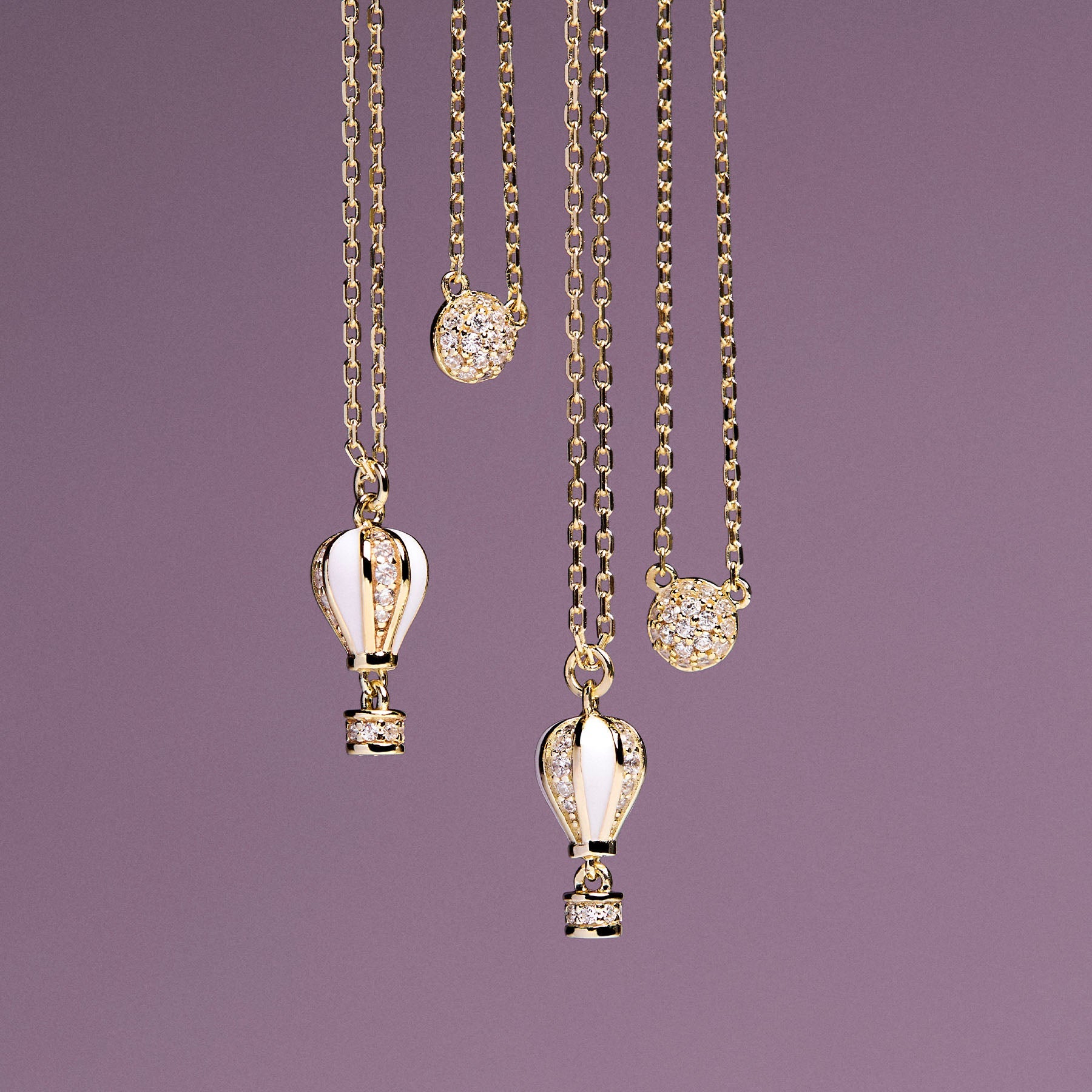 Rosato aria Short necklace - Yellow Gold
