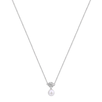 Rosato azzurra Short necklace - Silver