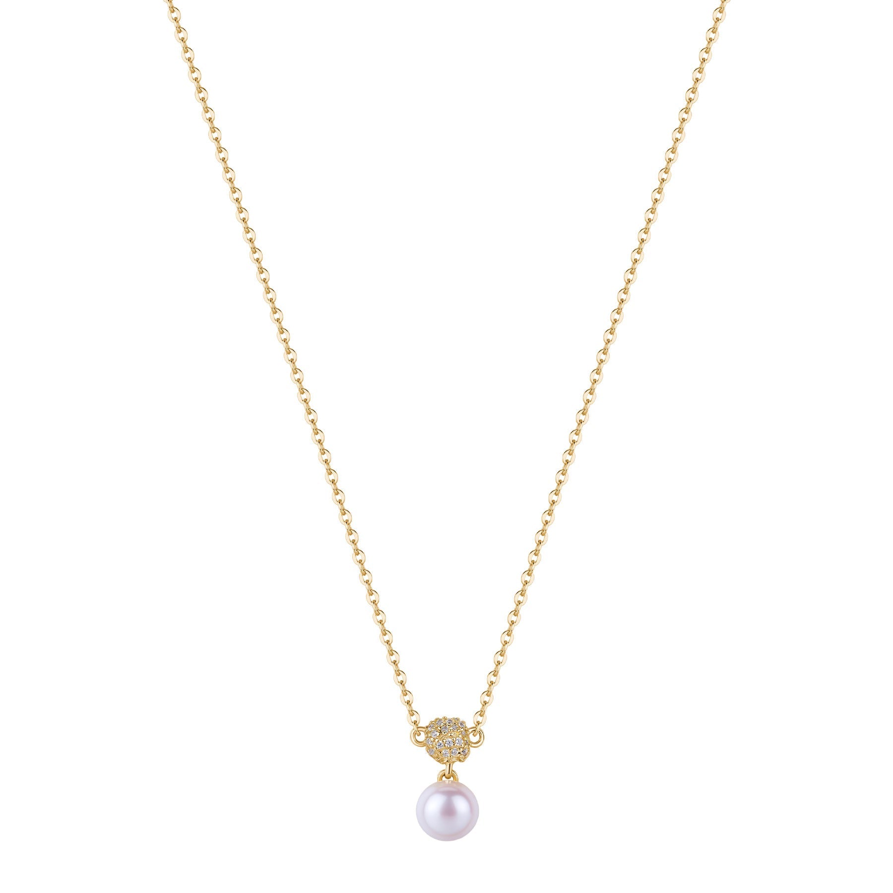Rosato azzurra short necklace - Yellow Gold