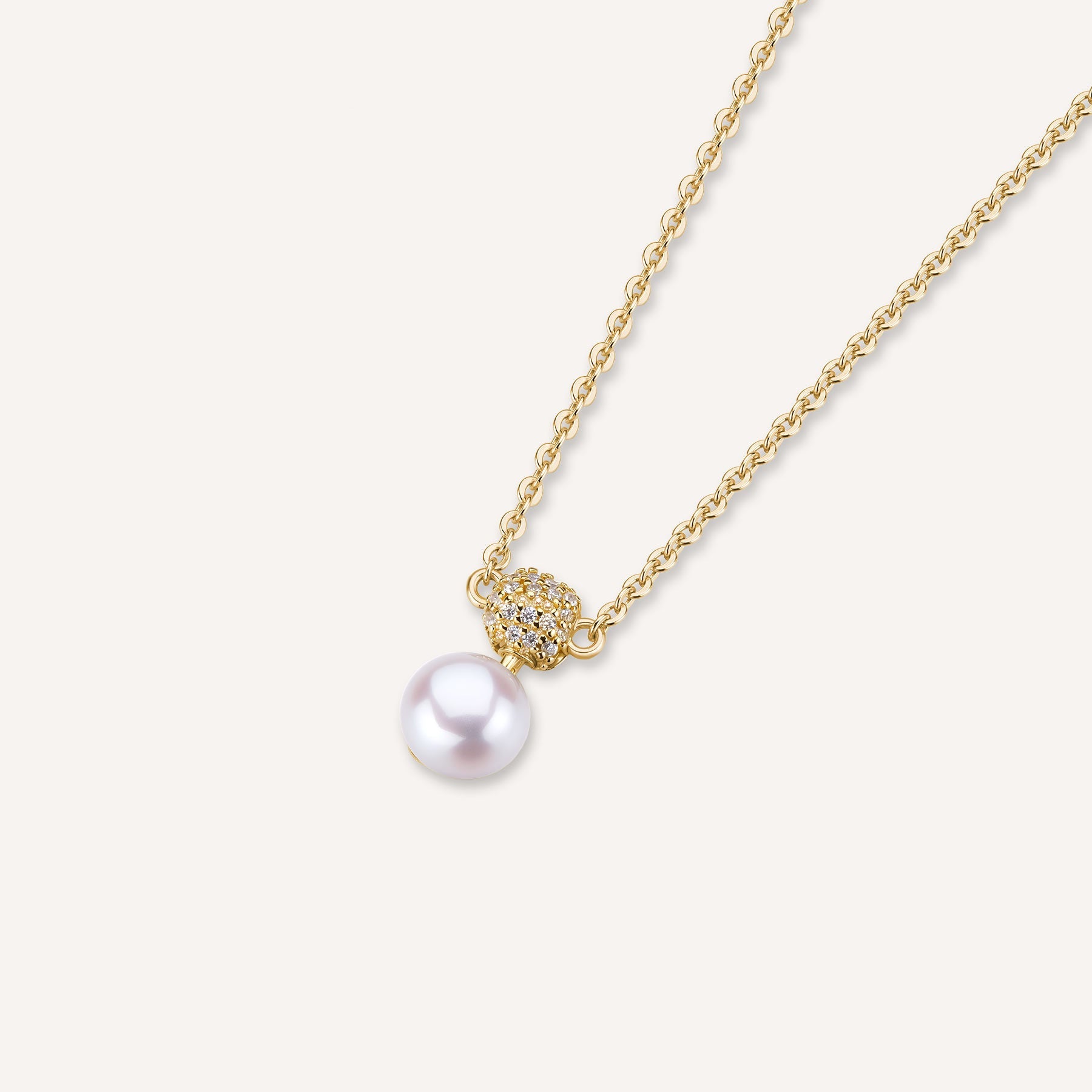 Rosato azzurra short necklace - Yellow Gold