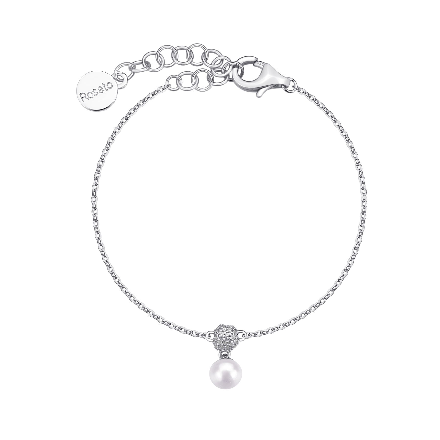 Rosato azzurra Soft chain bracelet - Silver