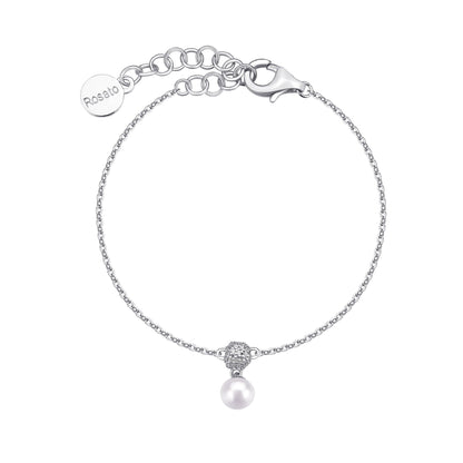 Rosato azzurra Soft chain bracelet - Silver