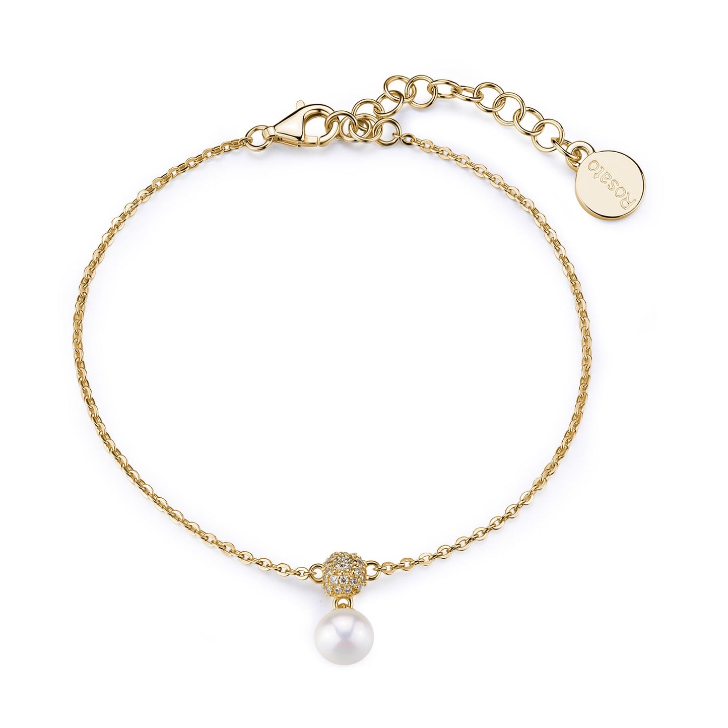 Rosato azzurra soft chain bracelet - Yellow Gold