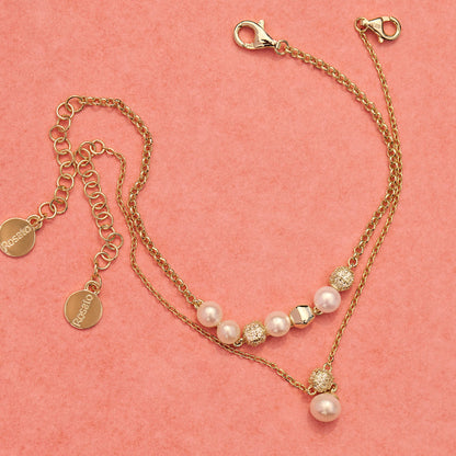 Rosato azzurra soft chain bracelet - Yellow Gold