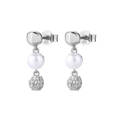 Rosato azzurra long earrings - Silver