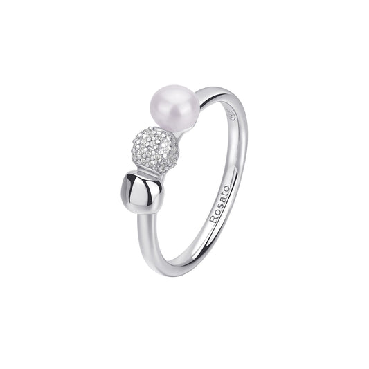 Rosato azzurra Ring - Silver