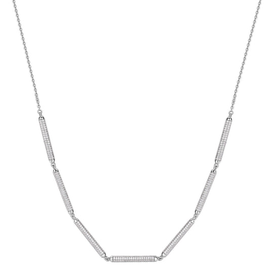 Rosato bianca Short necklace - Silver