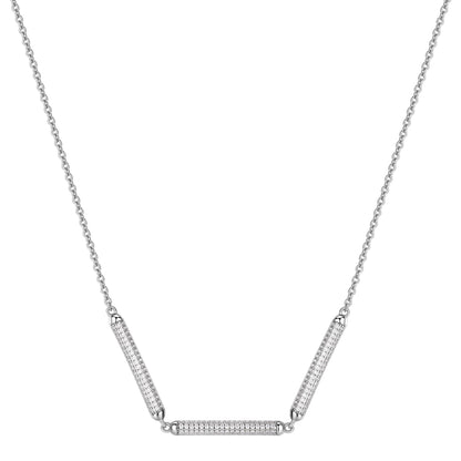 Rosato bianca Short necklace - Silver