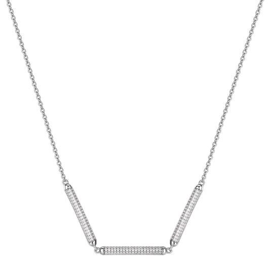 Rosato bianca Short necklace - Silver