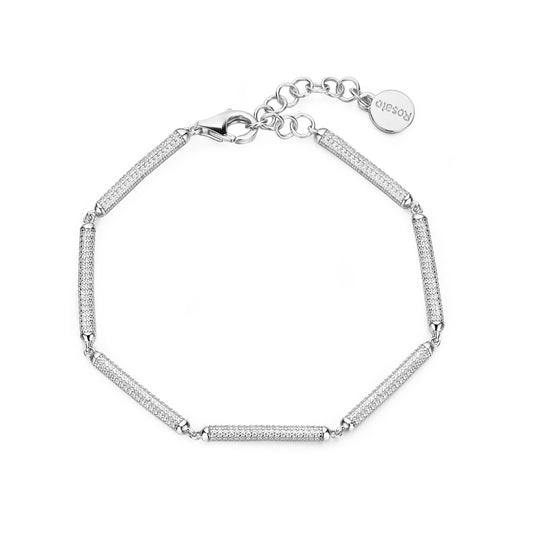 Rosato bianca Soft bracelet - Silver