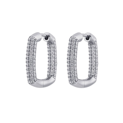 Rosato bianca earrings - Silver