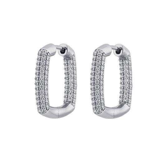 Rosato bianca earrings - Silver