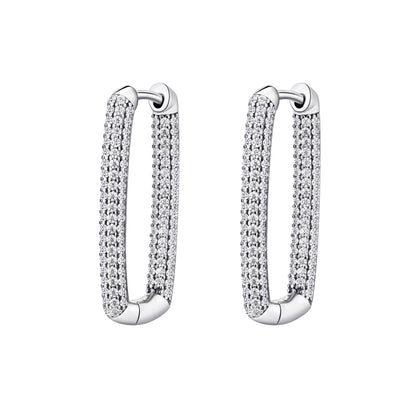 Rosato bianca earrings - Silver