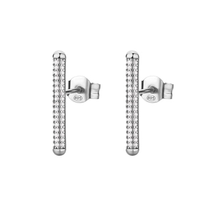 Rosato bianca Lobe earrings - Silver