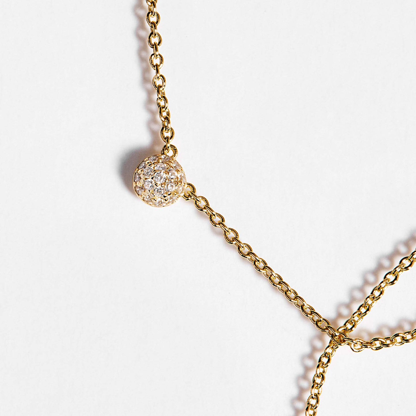Rosato bianca Short necklace - Yellow Gold