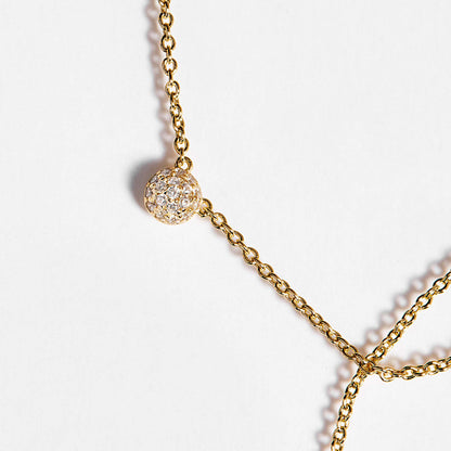 Rosato bianca Short necklace - Yellow Gold