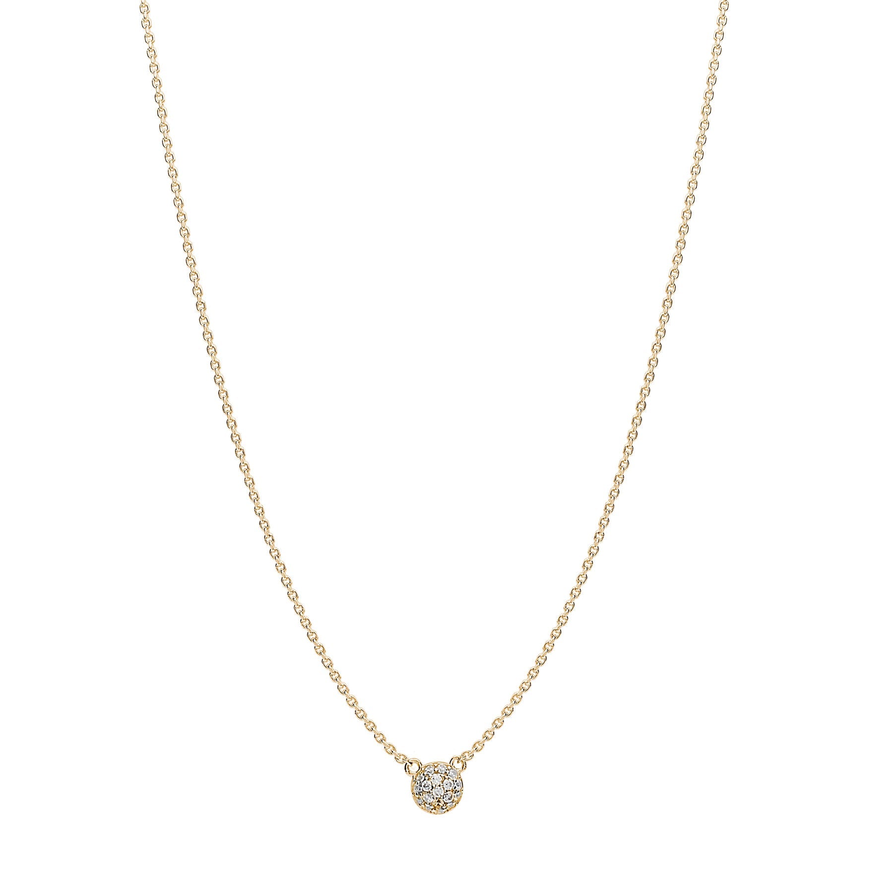 Rosato bianca Short necklace - Yellow Gold
