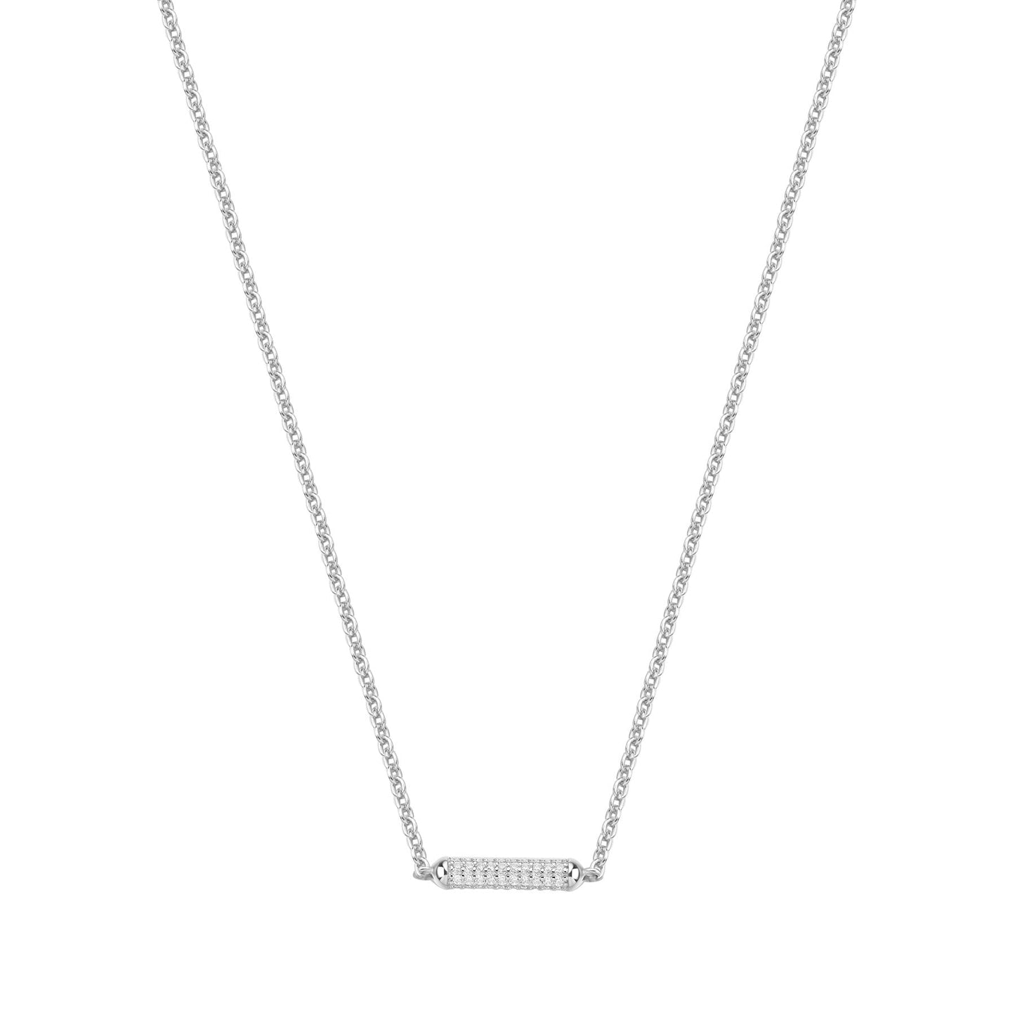 Rosato bianca Short necklace - Silver