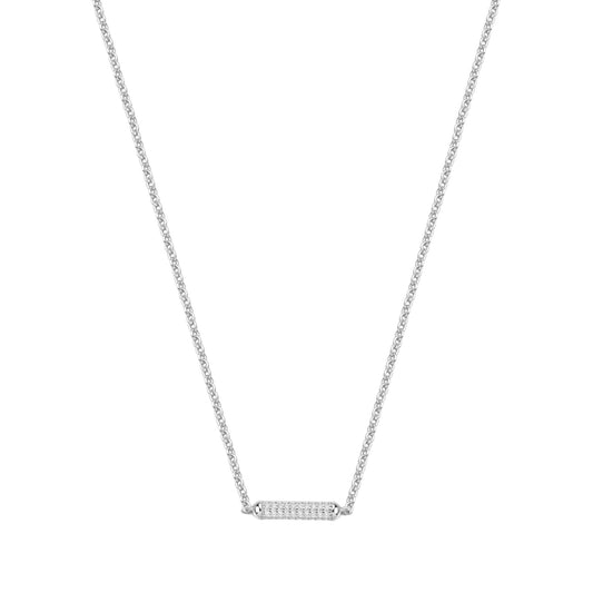 Rosato bianca Short necklace - Silver