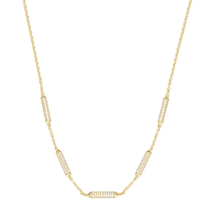 Rosato bianca Short necklace - Yellow Gold