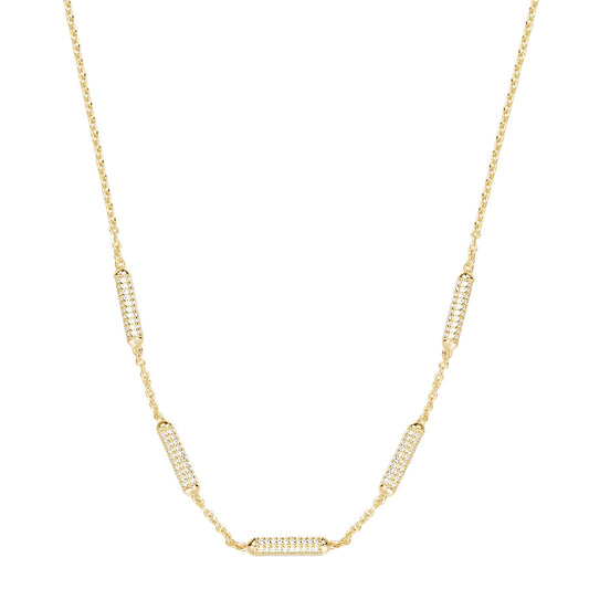 Rosato bianca Short necklace - Yellow Gold