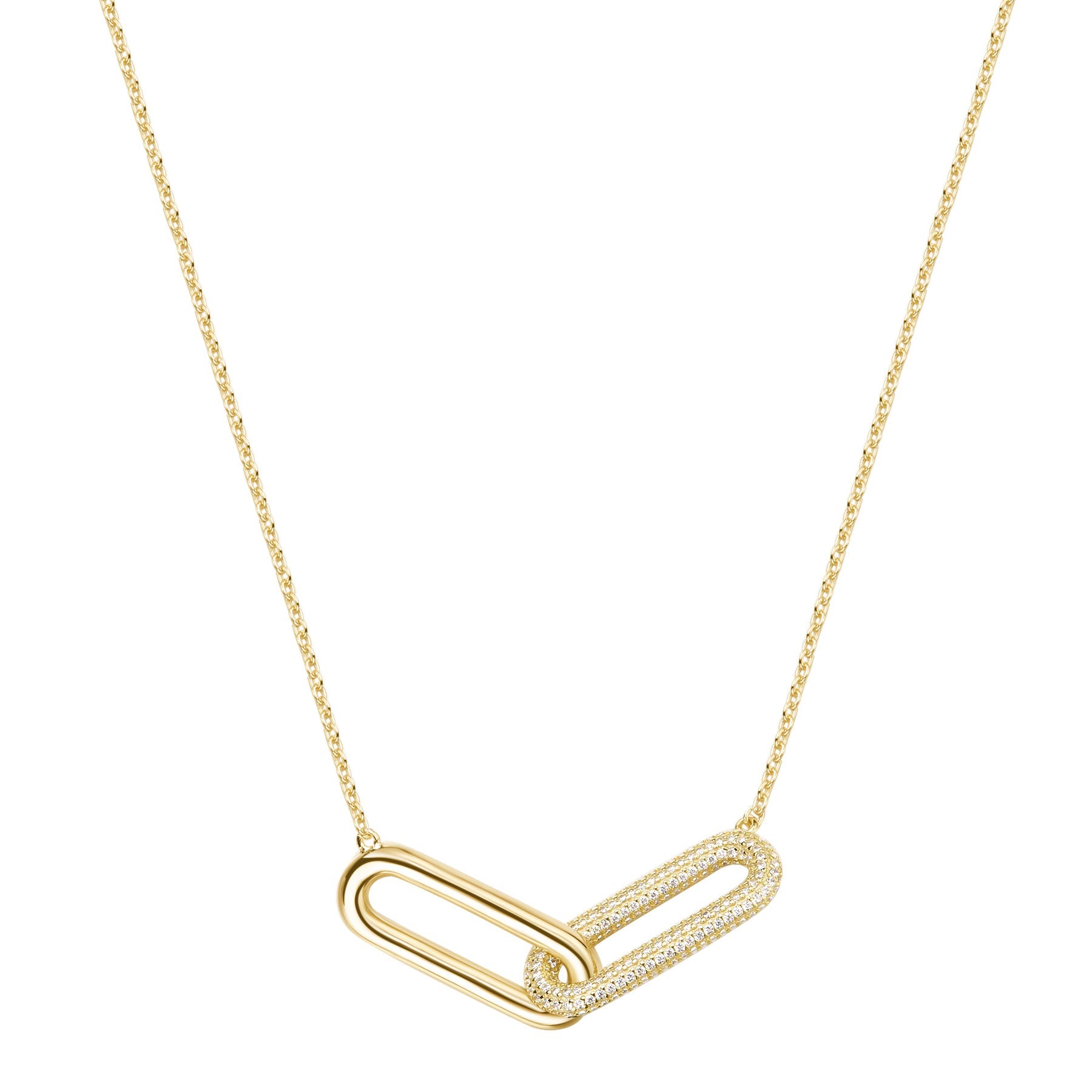 Rosato bianca Short necklace - Yellow Gold