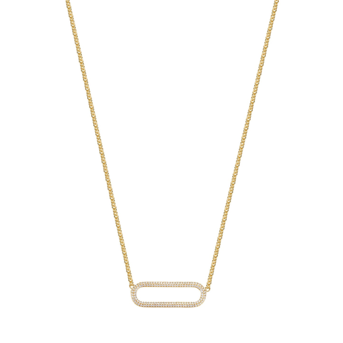 Rosato bianca Short necklace - Yellow Gold