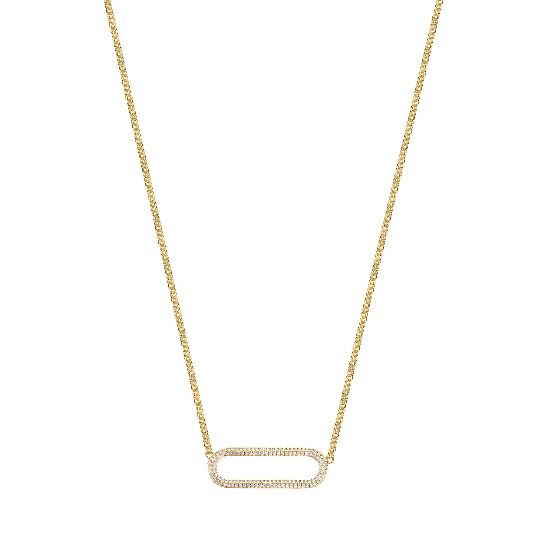 Rosato bianca Short necklace - Yellow Gold