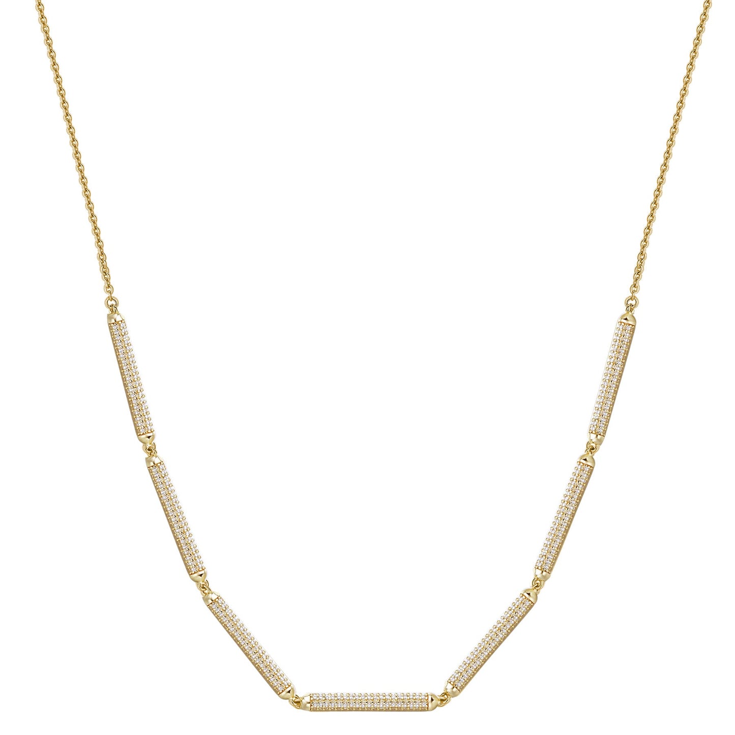Rosato bianca Short necklace - Yellow Gold