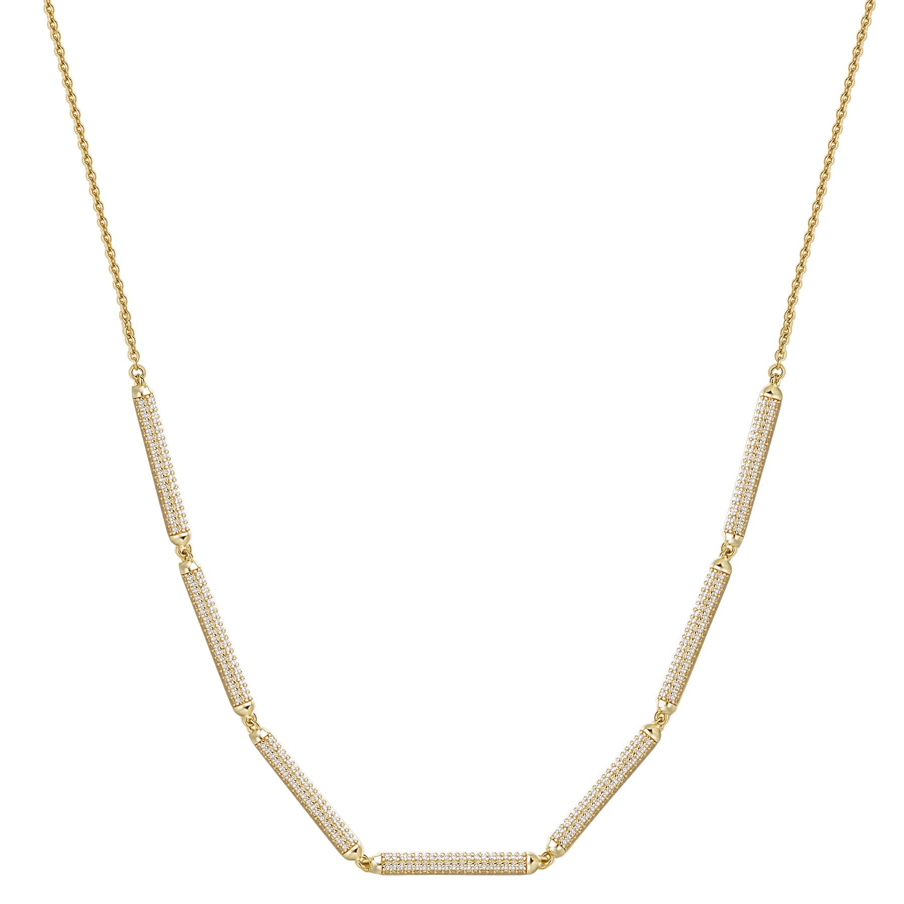 Rosato bianca Short necklace - Yellow Gold