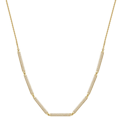 Rosato bianca Short necklace - Yellow Gold