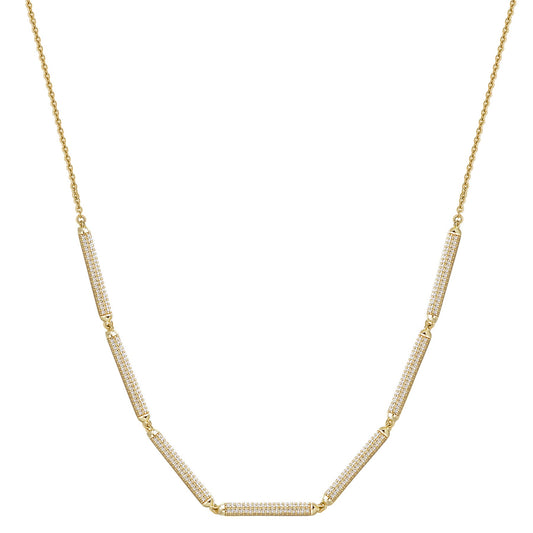 Rosato bianca Short necklace - Yellow Gold