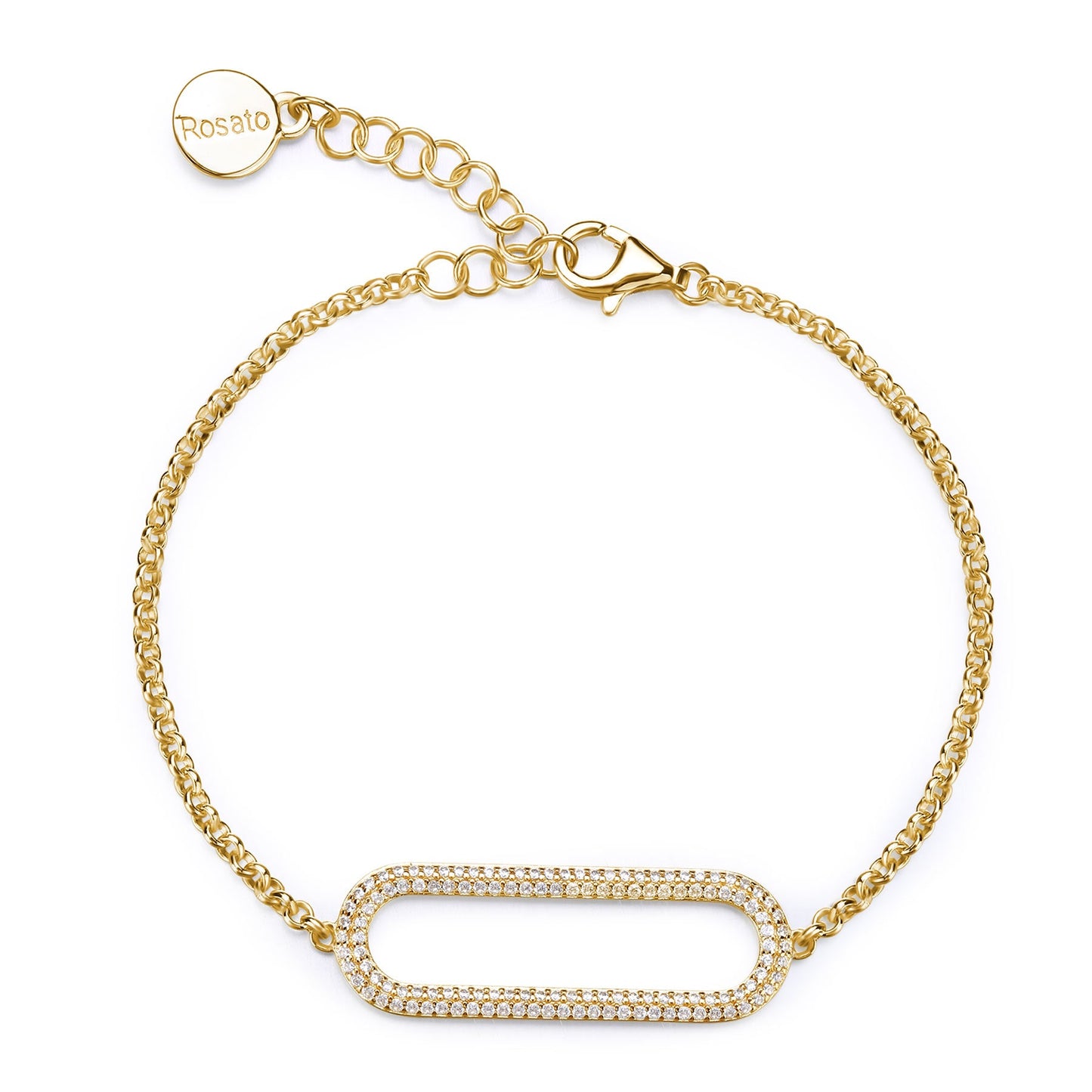 Rosato bianca Soft bracelet - Yellow Gold