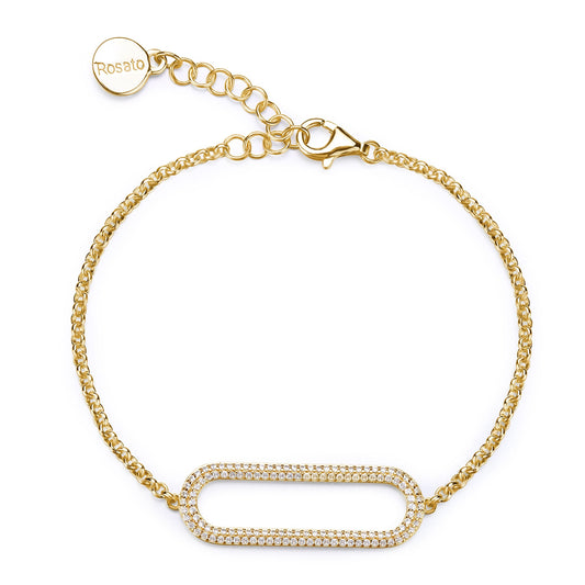 Rosato bianca Soft bracelet - Yellow Gold