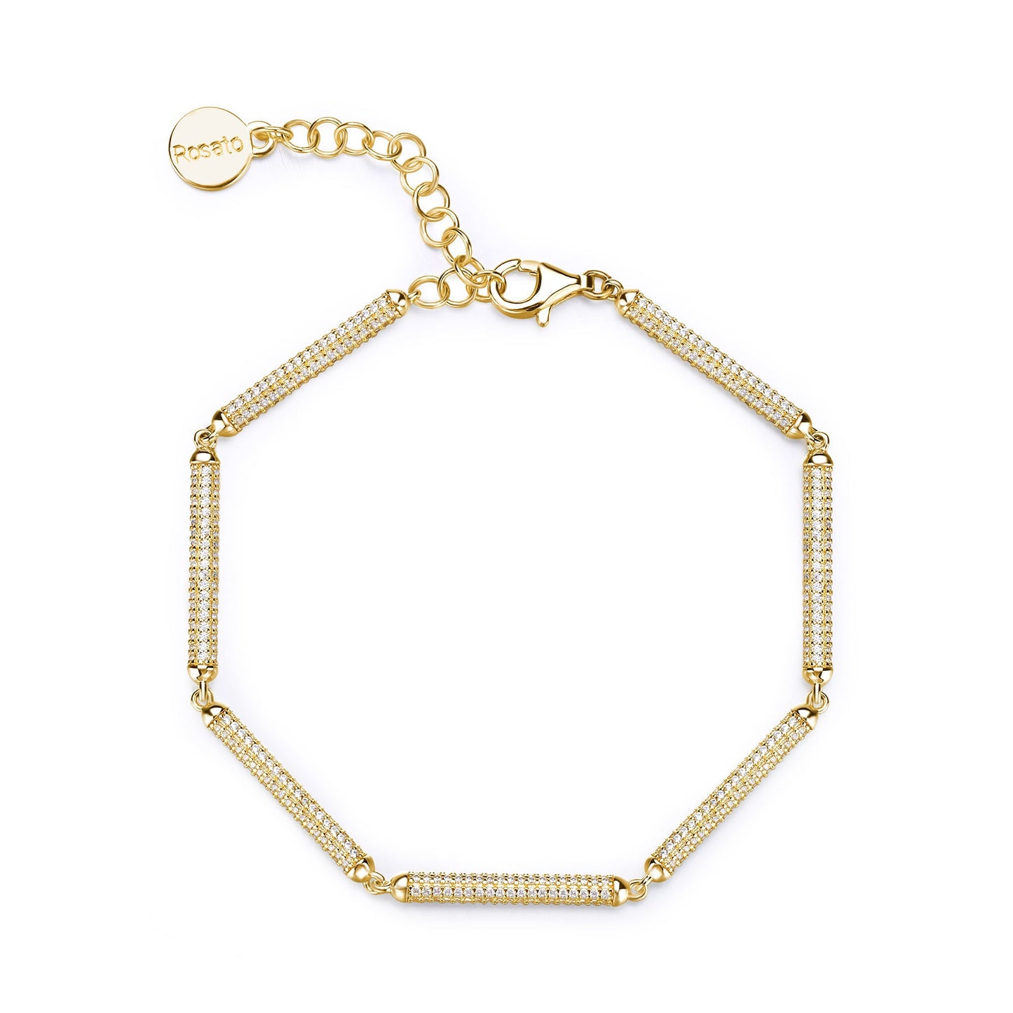 Rosato bianca Soft bracelet - Yellow Gold