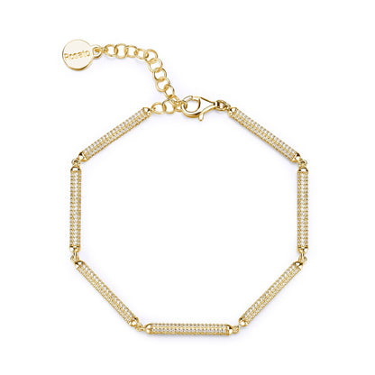 Rosato bianca Soft bracelet - Yellow Gold